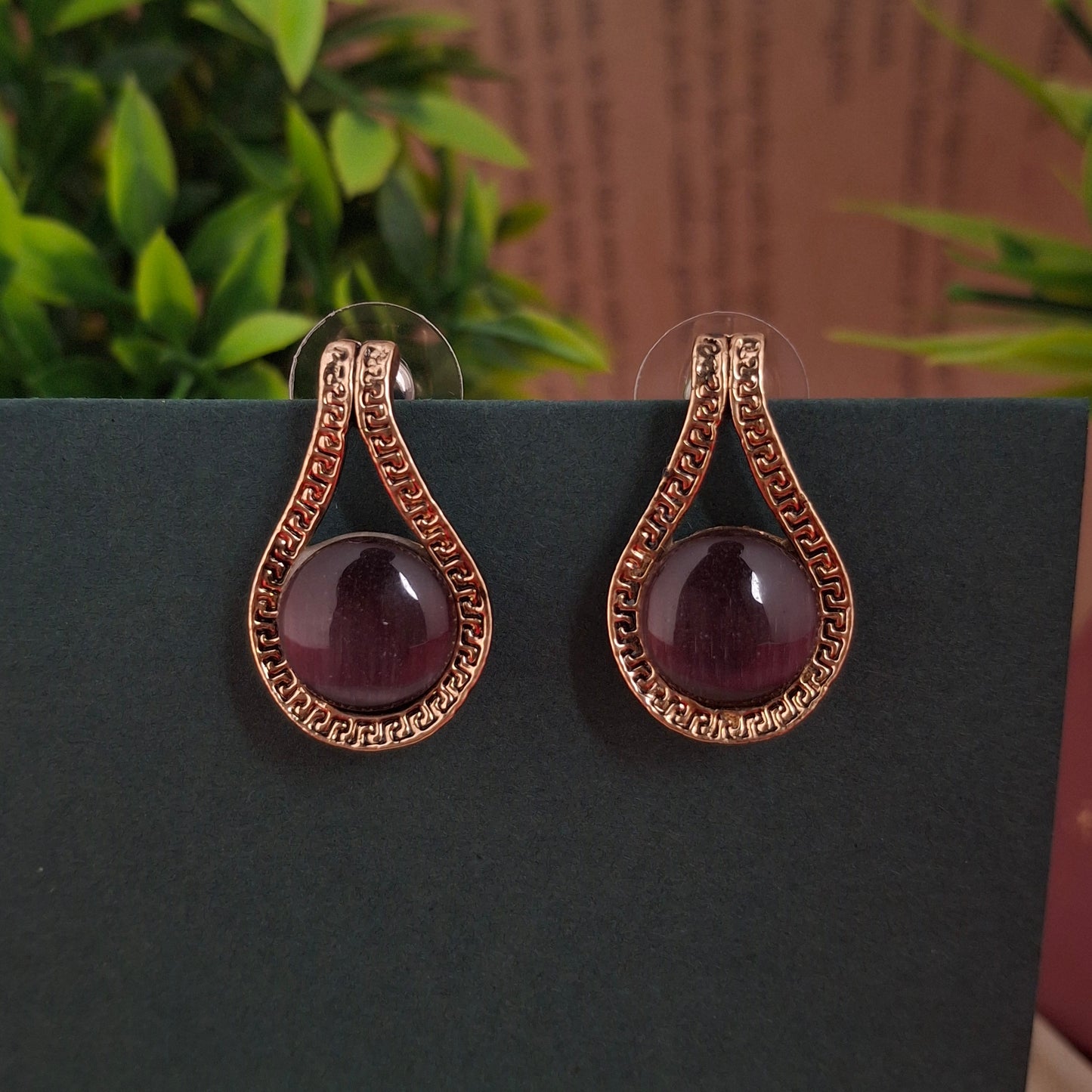 Azure Teardrop Studs - Kaanke