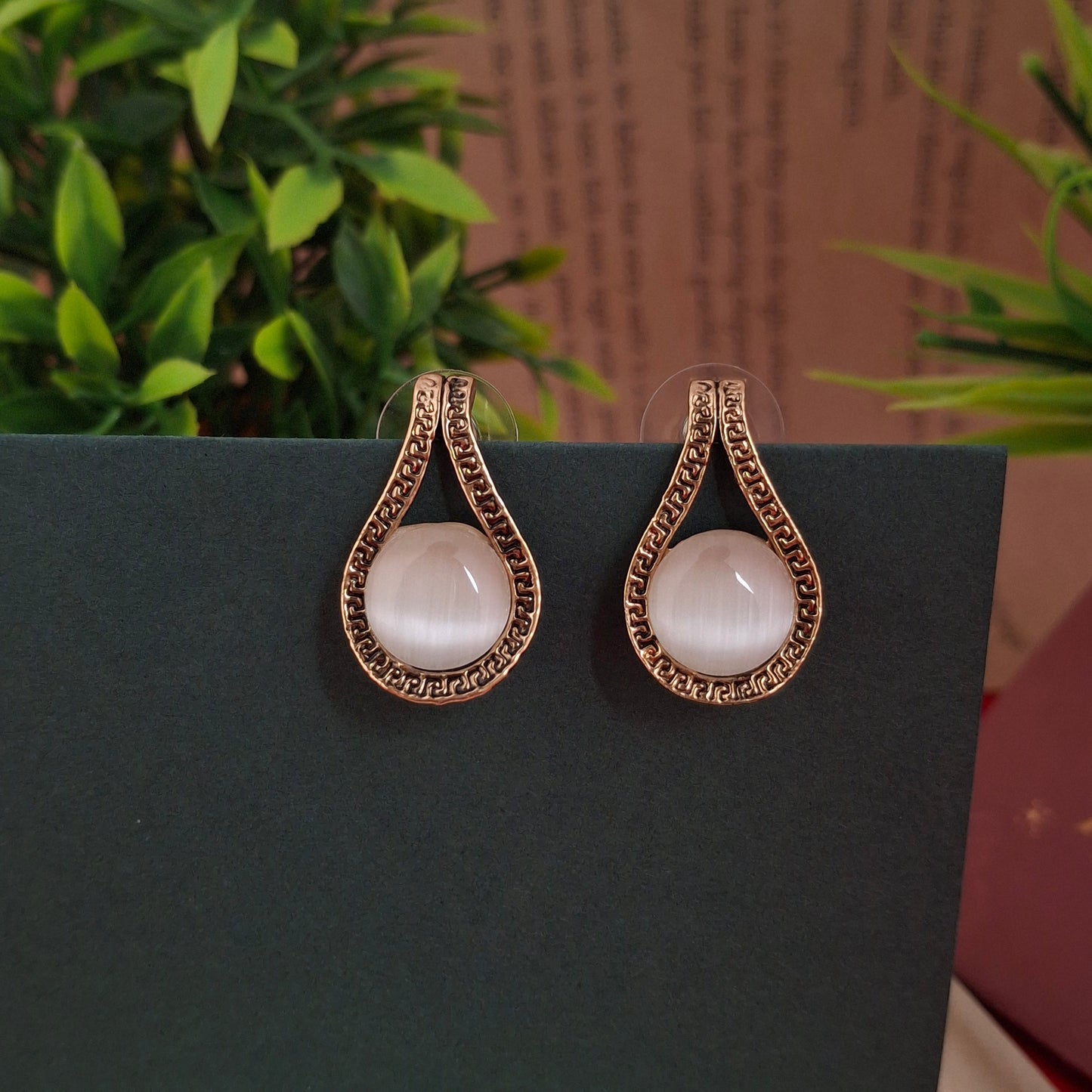 Azure Teardrop Studs - Kaanke