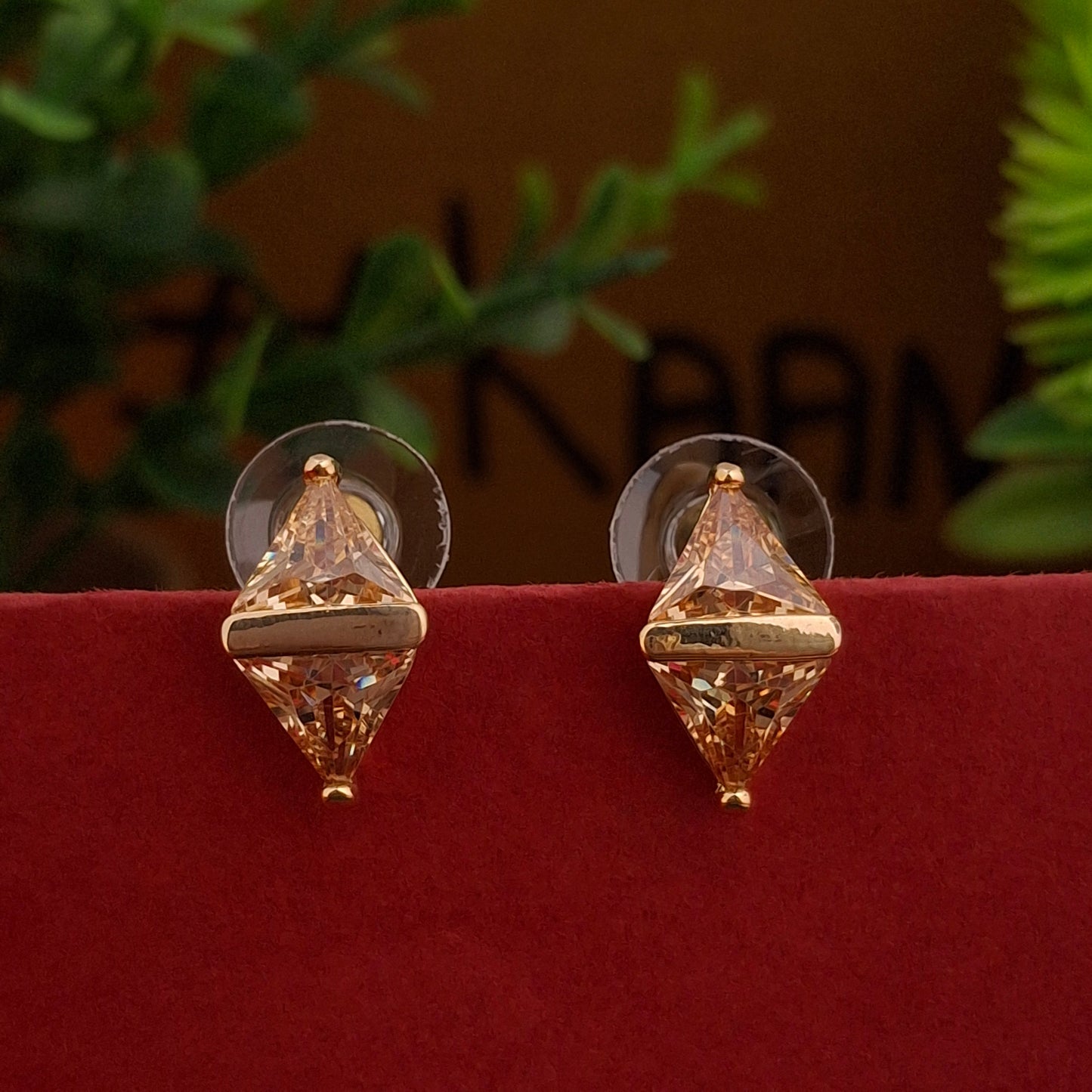 Champion Sparkle Stud Earrings - Kaanke