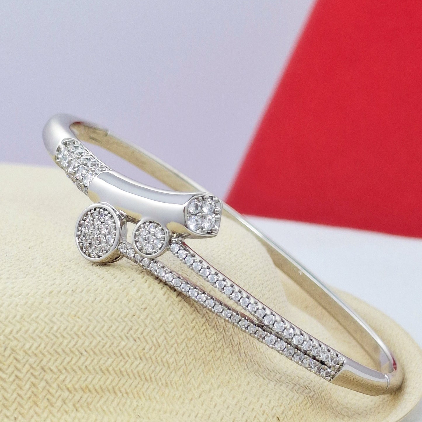 Graceful Twin - Circle Kada Bracelet - Kaanke