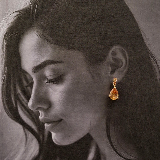 Champion Teardrop Gemstone Earrings