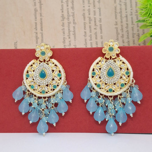 Kundan Chandbali Earrings