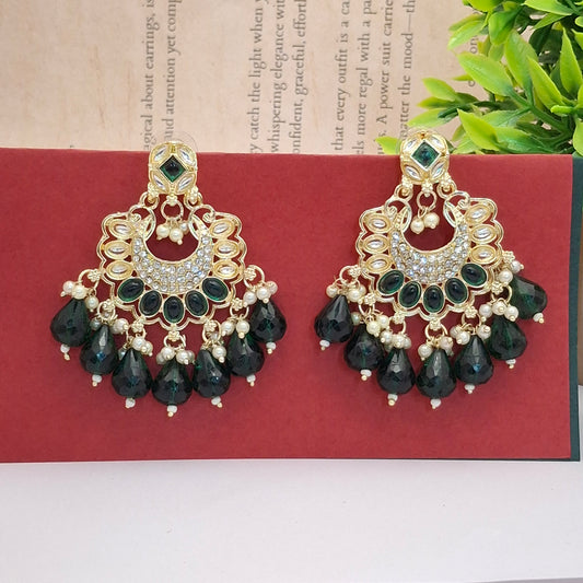 Kundan Chandbali Earrings
