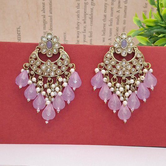 Kundan Chandbali Earrings