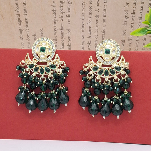 Kundan Chandbali Earrings