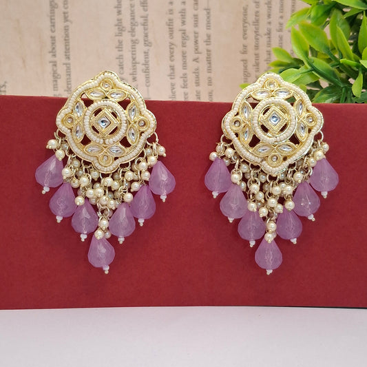 Kundan Chandbali Earrings