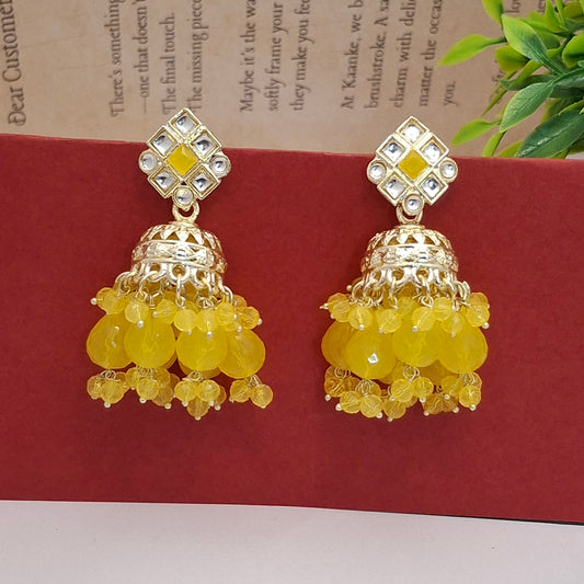 Kundan Jhumka Earrings