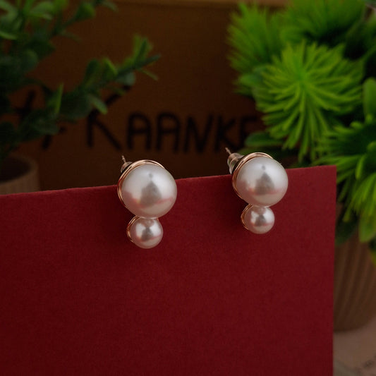 Duo Pearl Studs - Kaanke